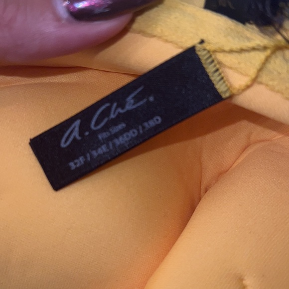 A. Che rainbow Animal print bikini top swim top!! - Picture 6 of 6